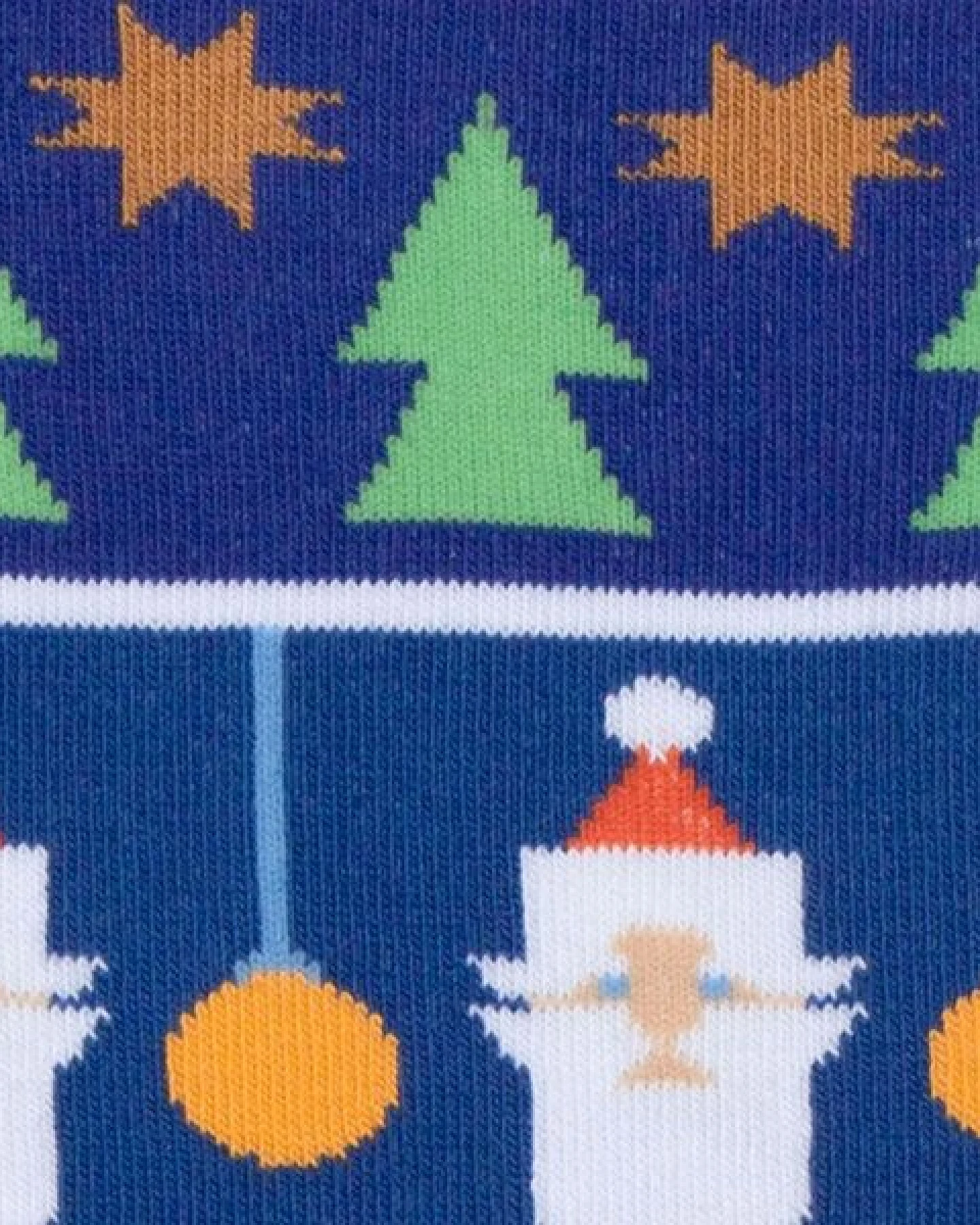 DillySocks Socken Hello Santa aus Biobaumwoll-Mix – Ansicht 2