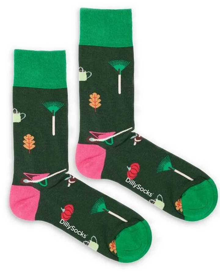 DillySocks Socken Garden Glow aus Biobaumwoll-Mix