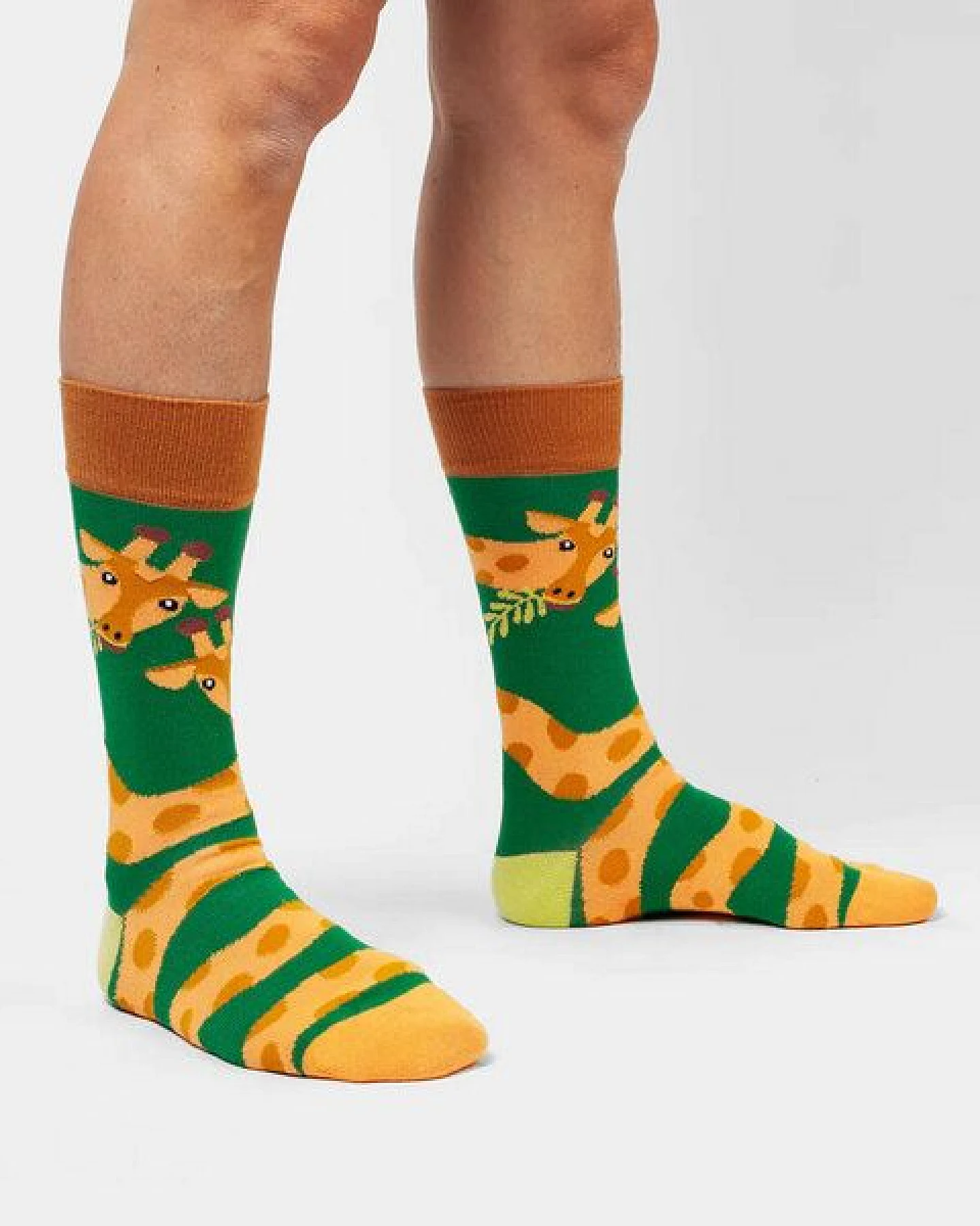 DillySocks Socken Green Longneck aus Biobaumwoll-Mix – Ansicht 2