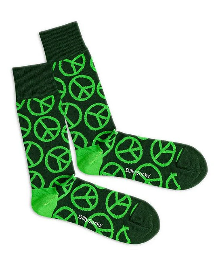 DillySocks Socken Army Of Peace aus Biobaumwoll-Mix