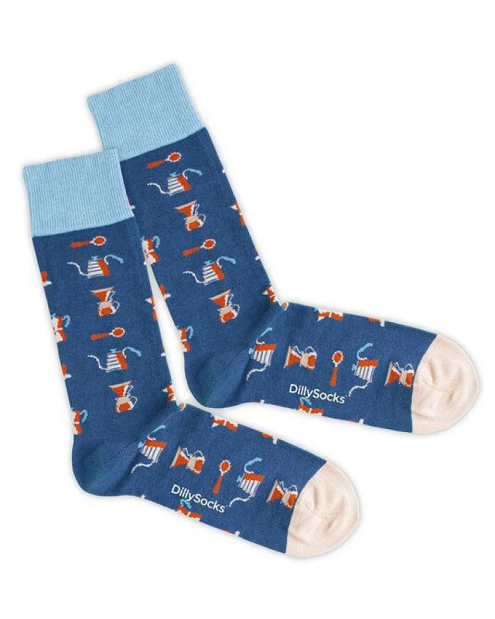 DillySocks Socken Cafe Au Lait aus Biobaumwoll-Mix