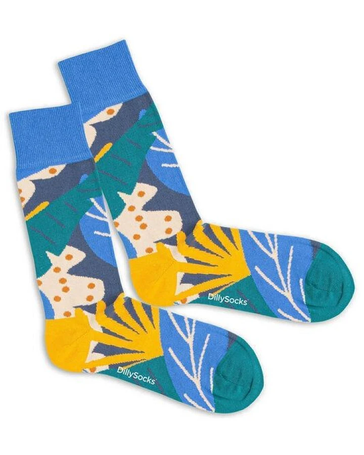 DillySocks Socken Jungle Night aus Biobaumwoll-Mix