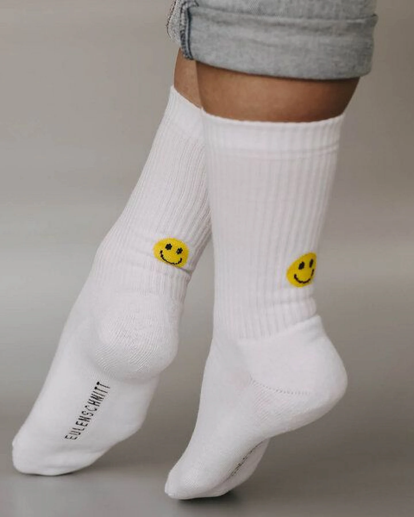 Eulenschnitt Socken mit Spruch aus Biobaumwolle – Ansicht 2