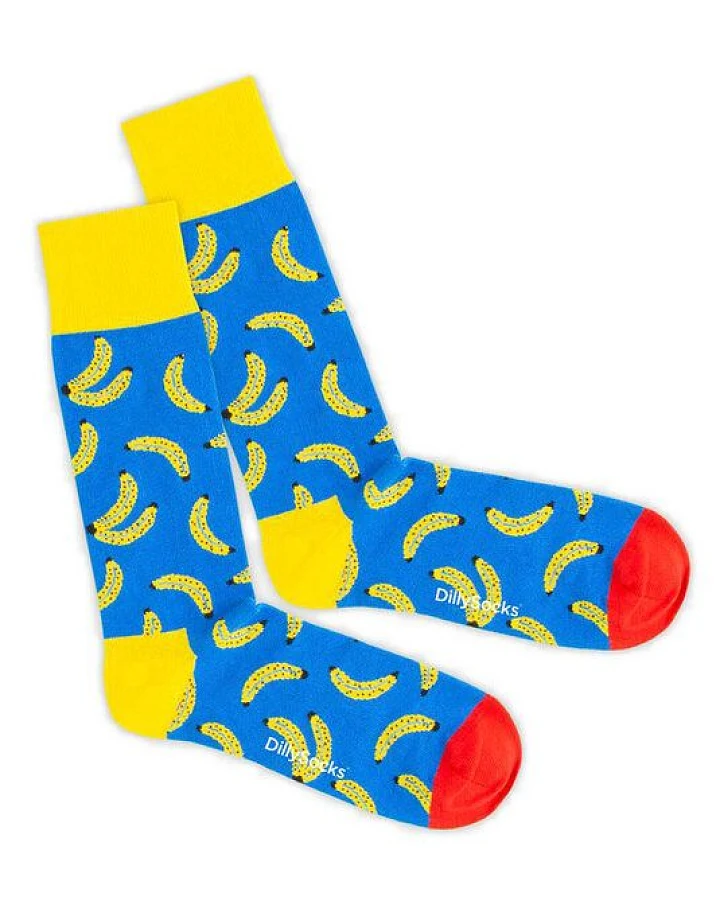 DillySocks Socken Banana Bread aus Biobaumwoll-Mix