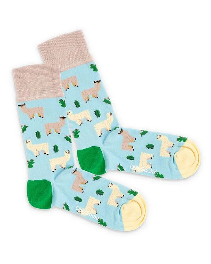 DillySocks Socken Alpaca Gang aus Biobaumwoll-Mix