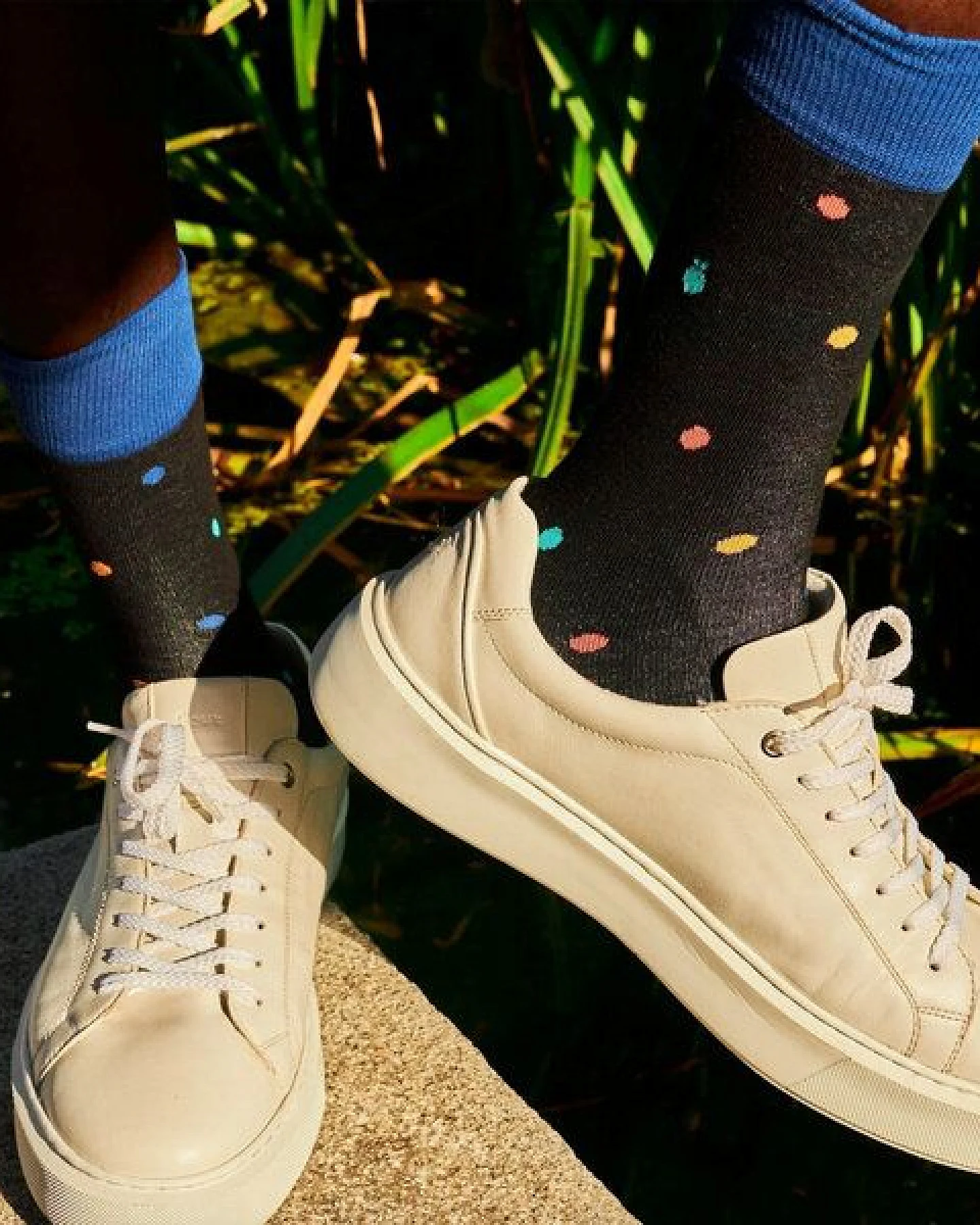 DillySocks Socken Neon Dots aus Biobaumwoll-Mix – Ansicht 3