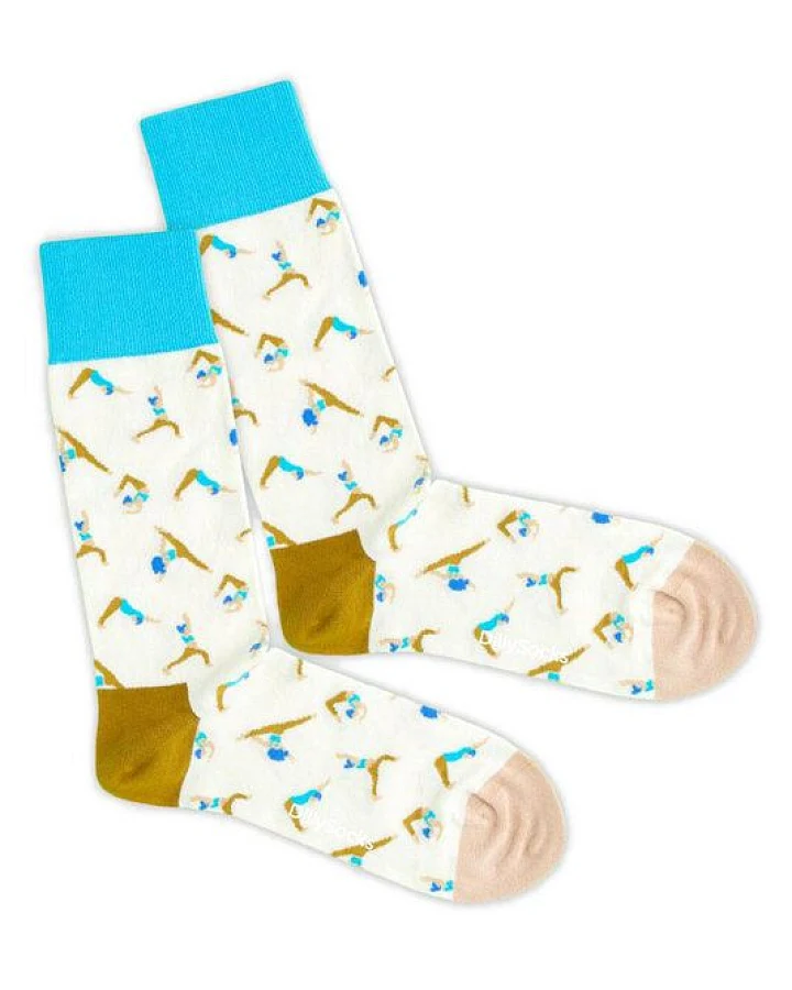 DillySocks Socken Inhale aus Biobaumwoll-Mix