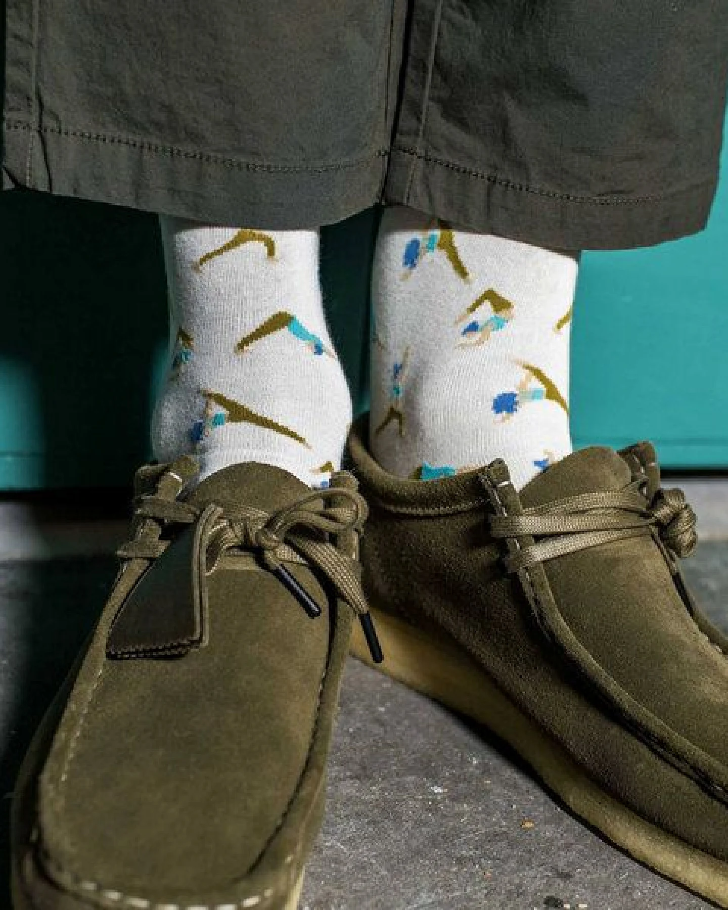 DillySocks Socken Inhale aus Biobaumwoll-Mix – Ansicht 3