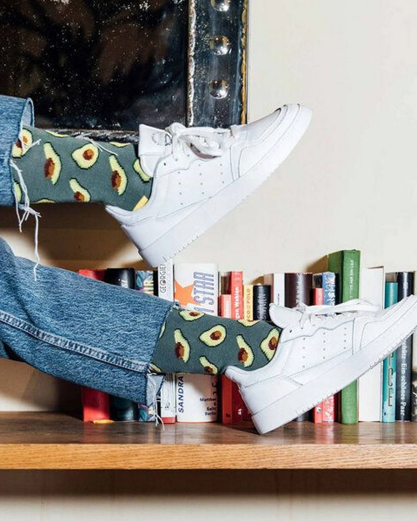 DillySocks Socken AVOCADO FIELD – Ansicht 2