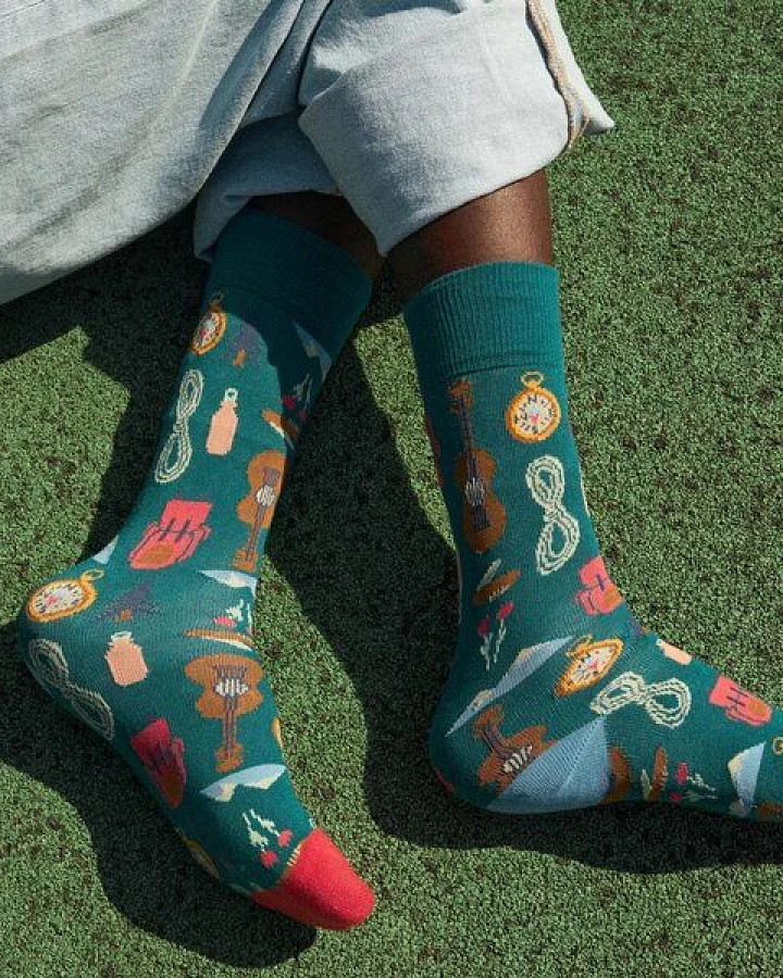 DillySocks Socken Adventure Funny aus Biobaumwoll-Mix