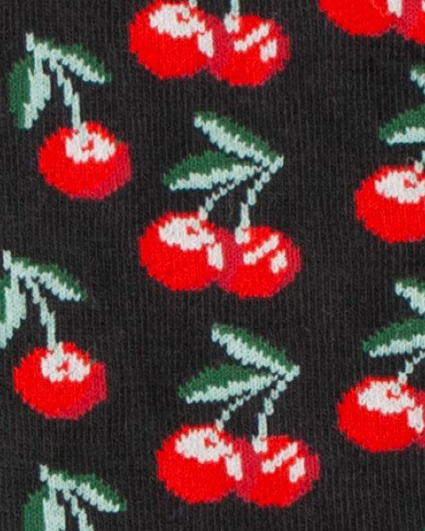 DillySocks Socken Cherry Cherry Lady aus Biobaumwoll-Mix – Ansicht 2