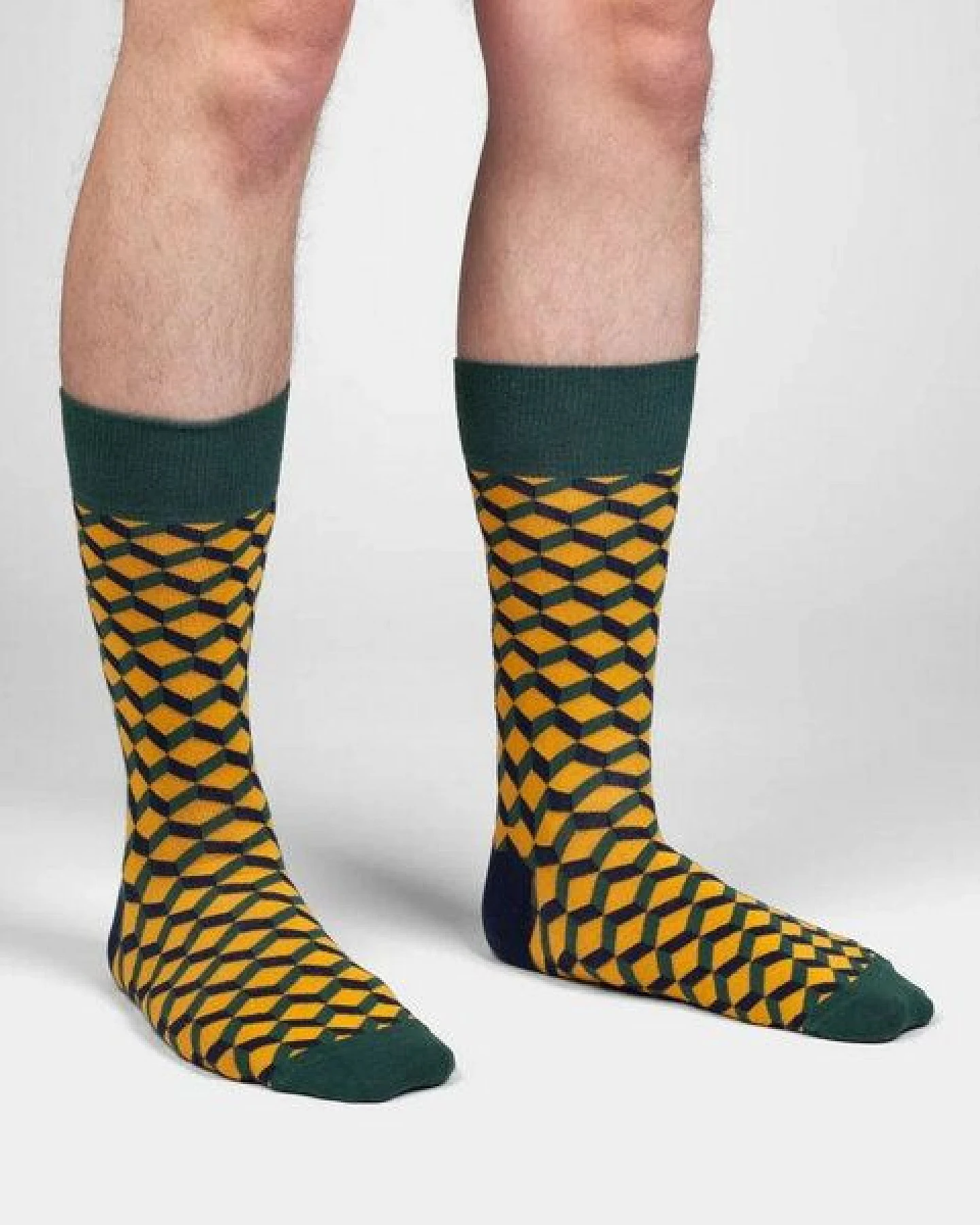 DillySocks Socken Honey Dice aus Biobaumwoll-Mix – Ansicht 3