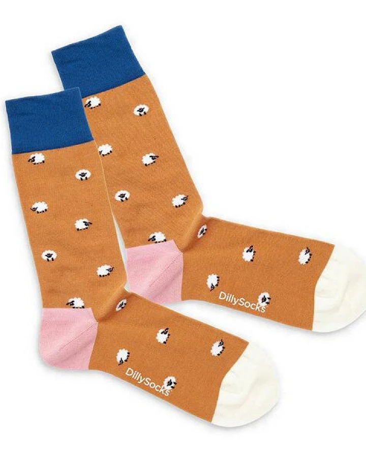 DillySocks Socken Count my Sheeps aus Biobaumwoll-Mix