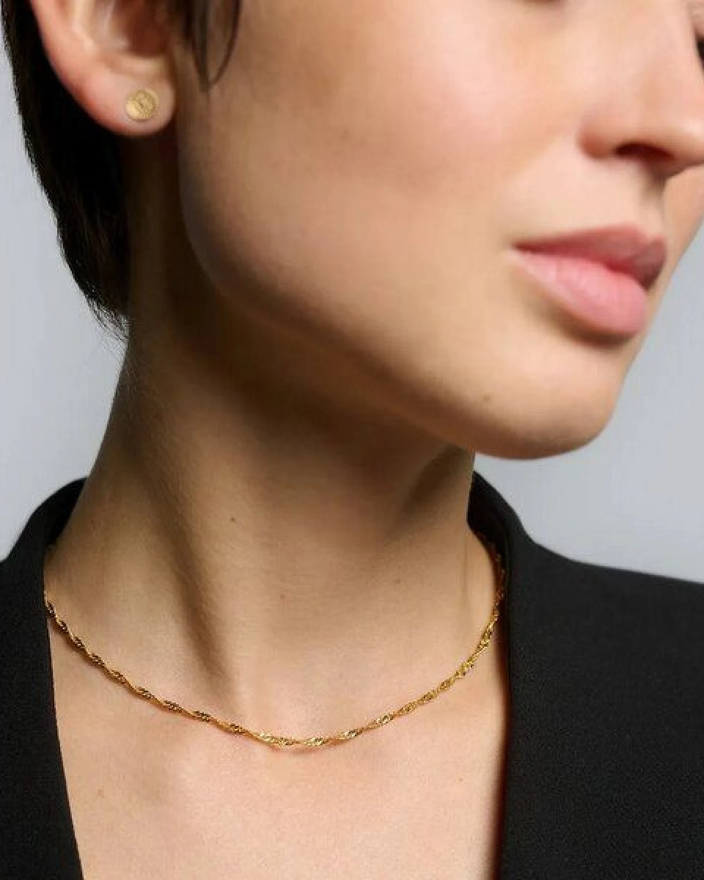 fejn jewelry Kette 'twisted chain' - gedrehte Gliederkette – Ansicht 2