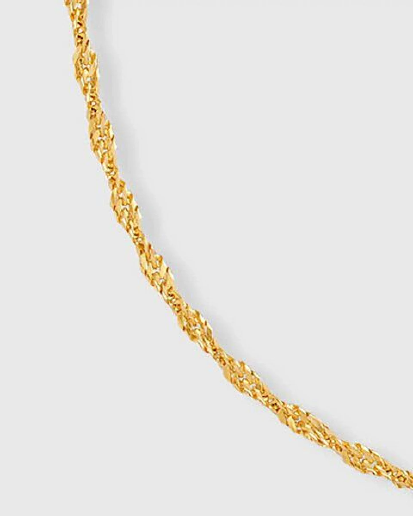 fejn jewelry Kette 'twisted chain' - gedrehte Gliederkette – Ansicht 3