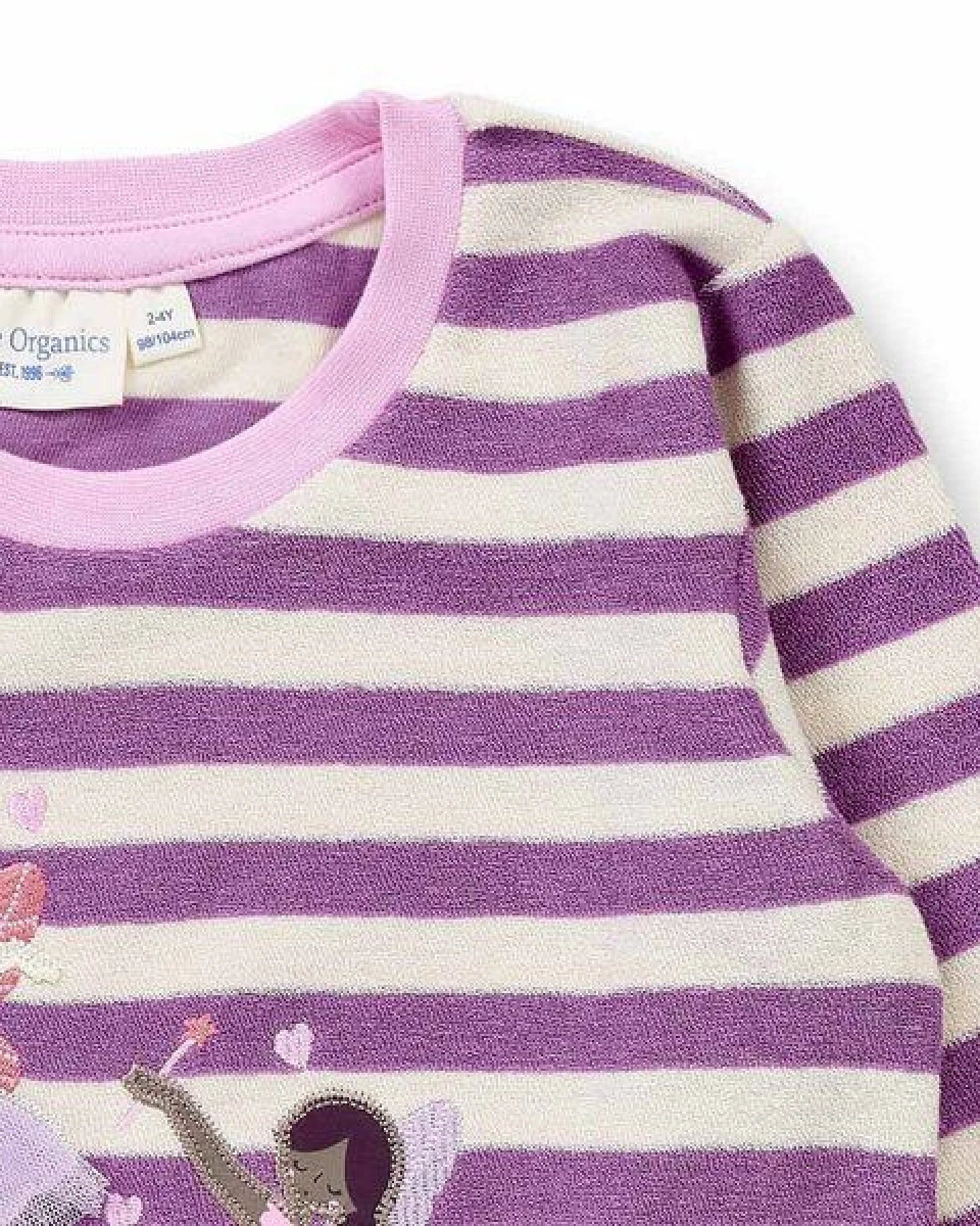 sense-organics Kinder Terry Schlafanzug, Modell LOHN JOHN TERRY – Ansicht 3