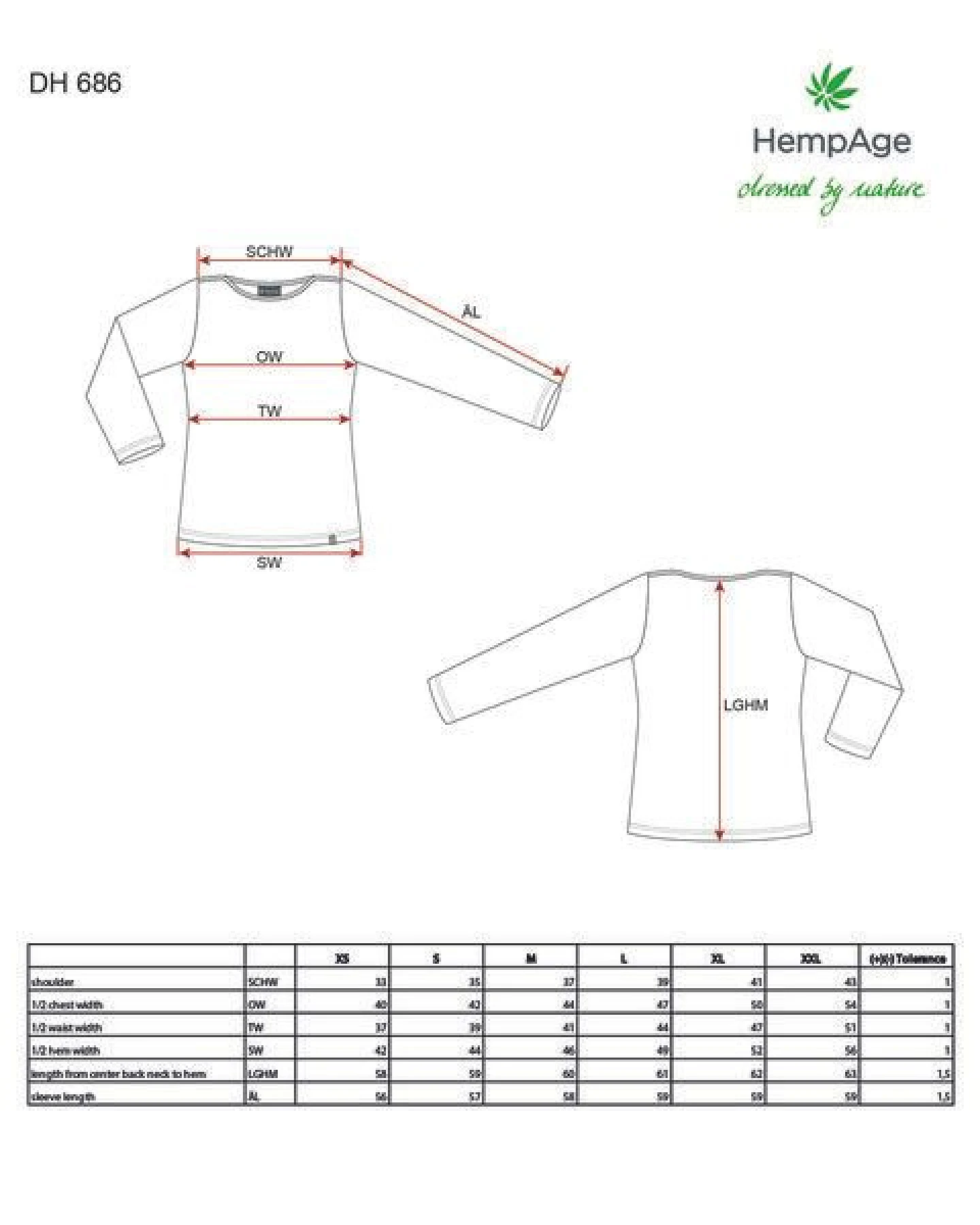 HempAge Damen Longsleeve U-Boot Auschnitt Lyocell (Hanf) – Ansicht 2