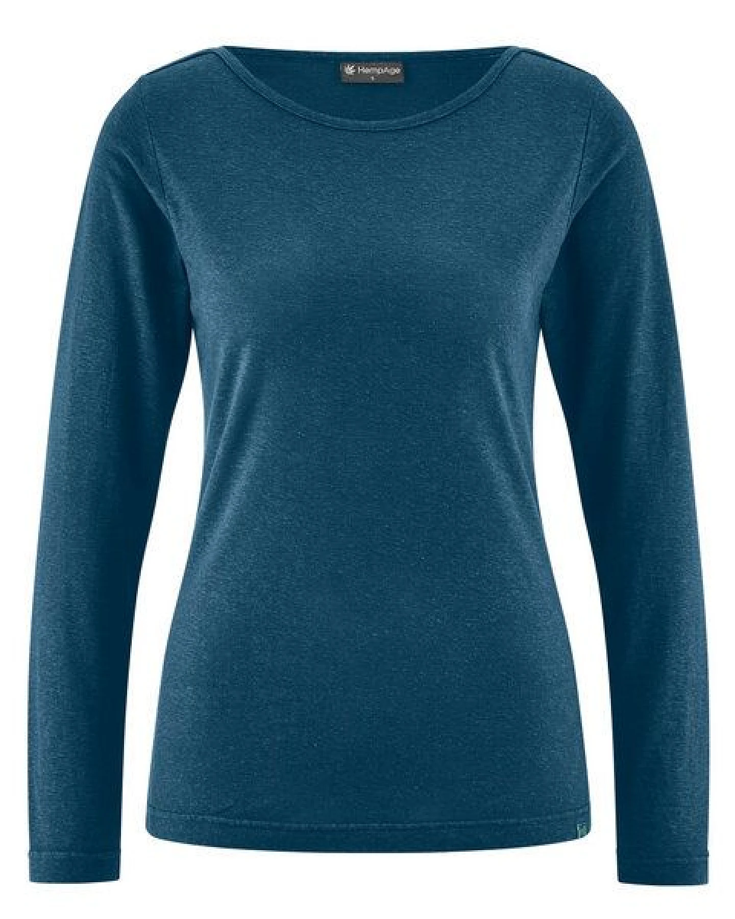 HempAge Damen Longsleeve U-Boot Auschnitt Lyocell (Hanf) – Ansicht 3