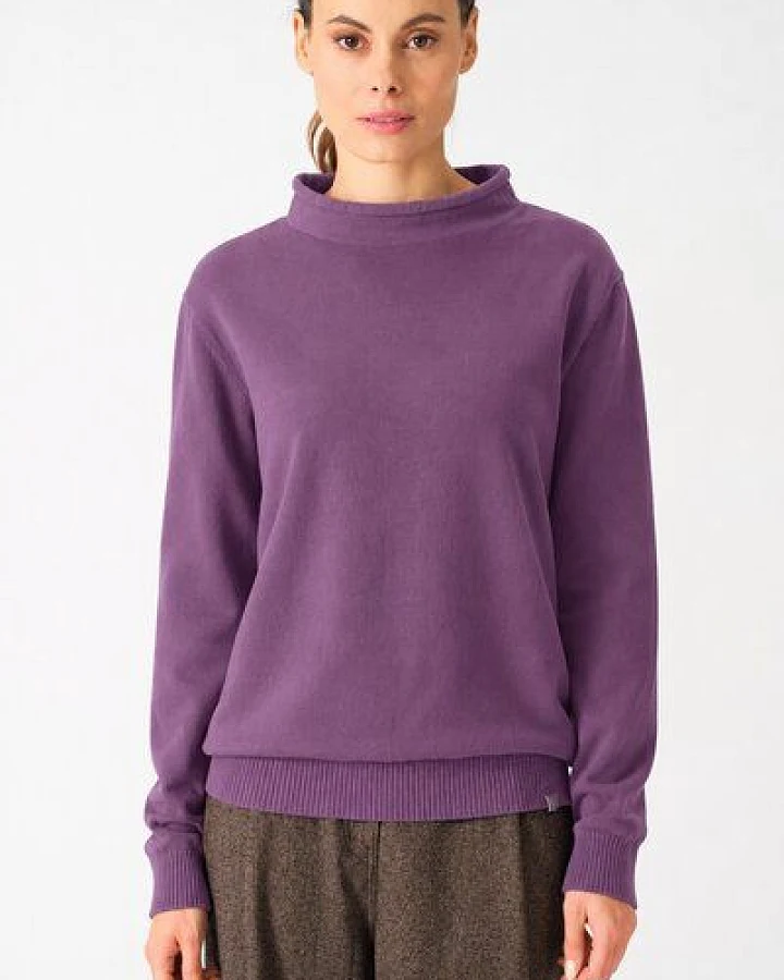 HempAge Recycled Rollkragen Sweater Damen Hanf/Biobaumwolle