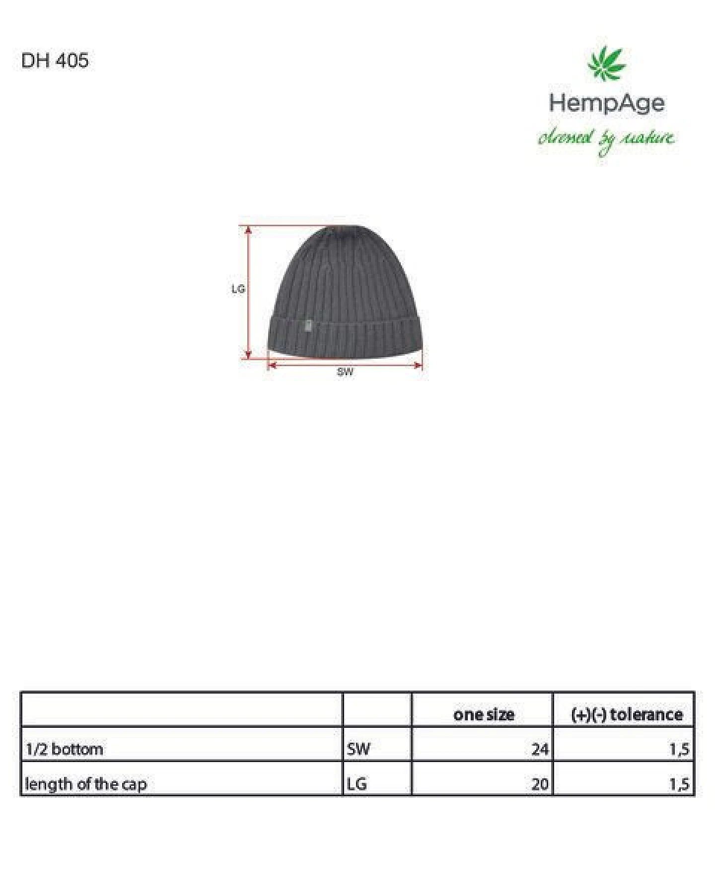 HempAge Strickmütze recycled Hanf/Biobaumwolle – Ansicht 2