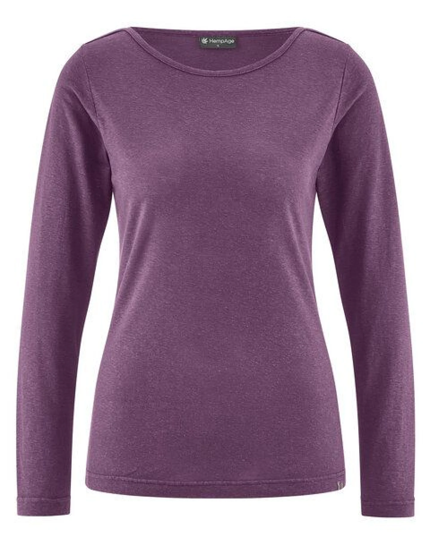 HempAge Damen Longsleeve U-Boot Auschnitt Lyocell (Hanf) – Ansicht 3