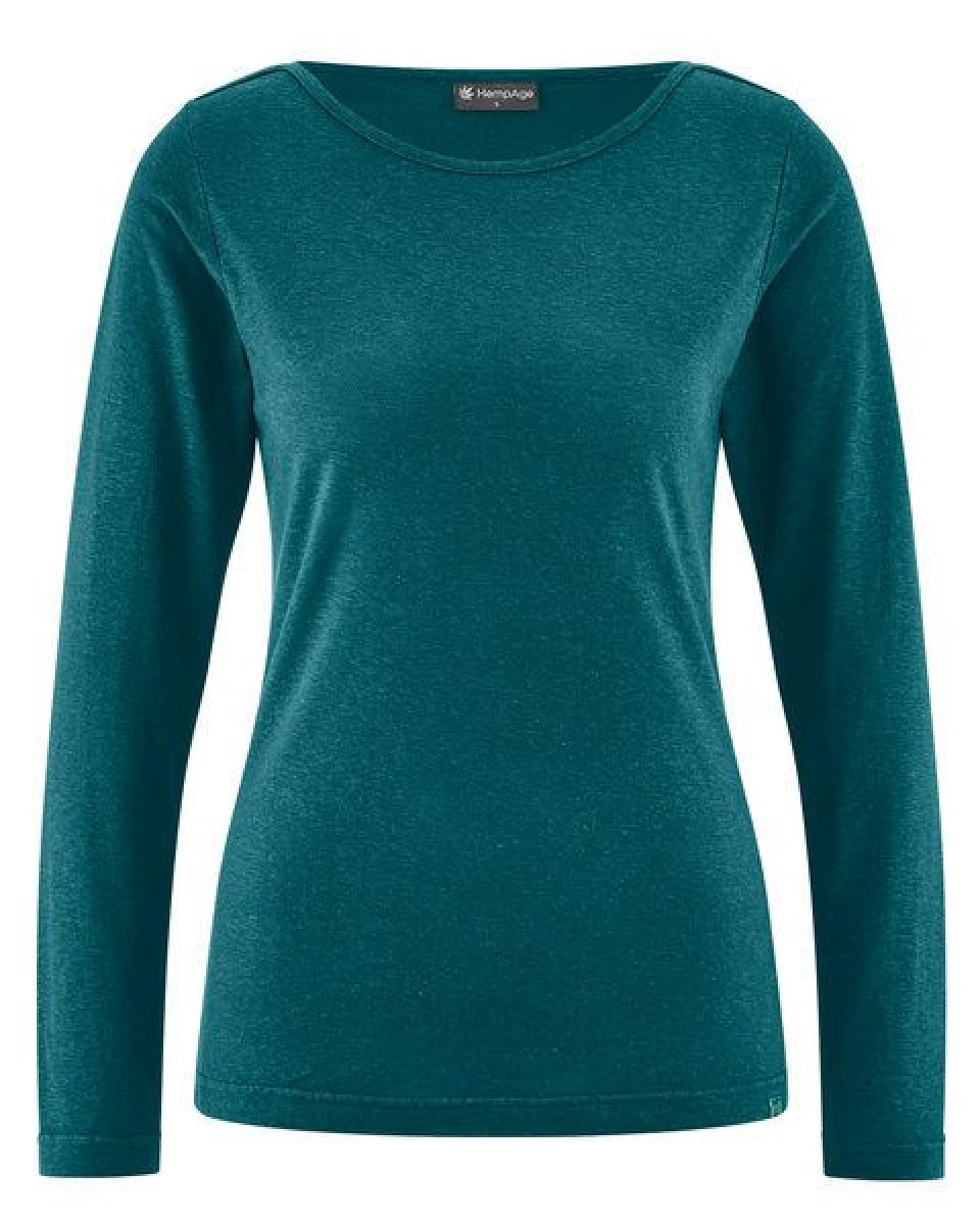 HempAge Damen Longsleeve U-Boot Auschnitt Lyocell (Hanf) – Ansicht 3