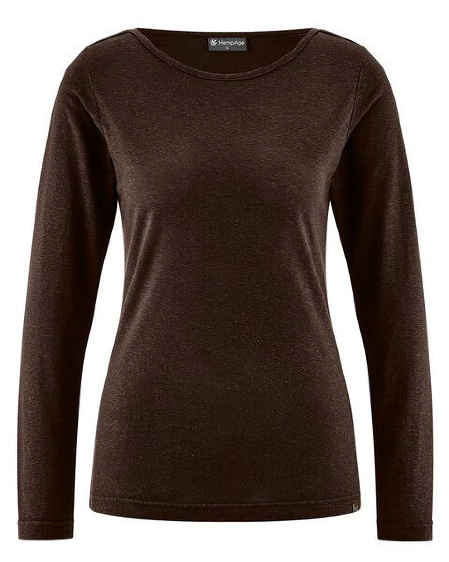HempAge Damen Longsleeve U-Boot Auschnitt Lyocell (Hanf) – Ansicht 3