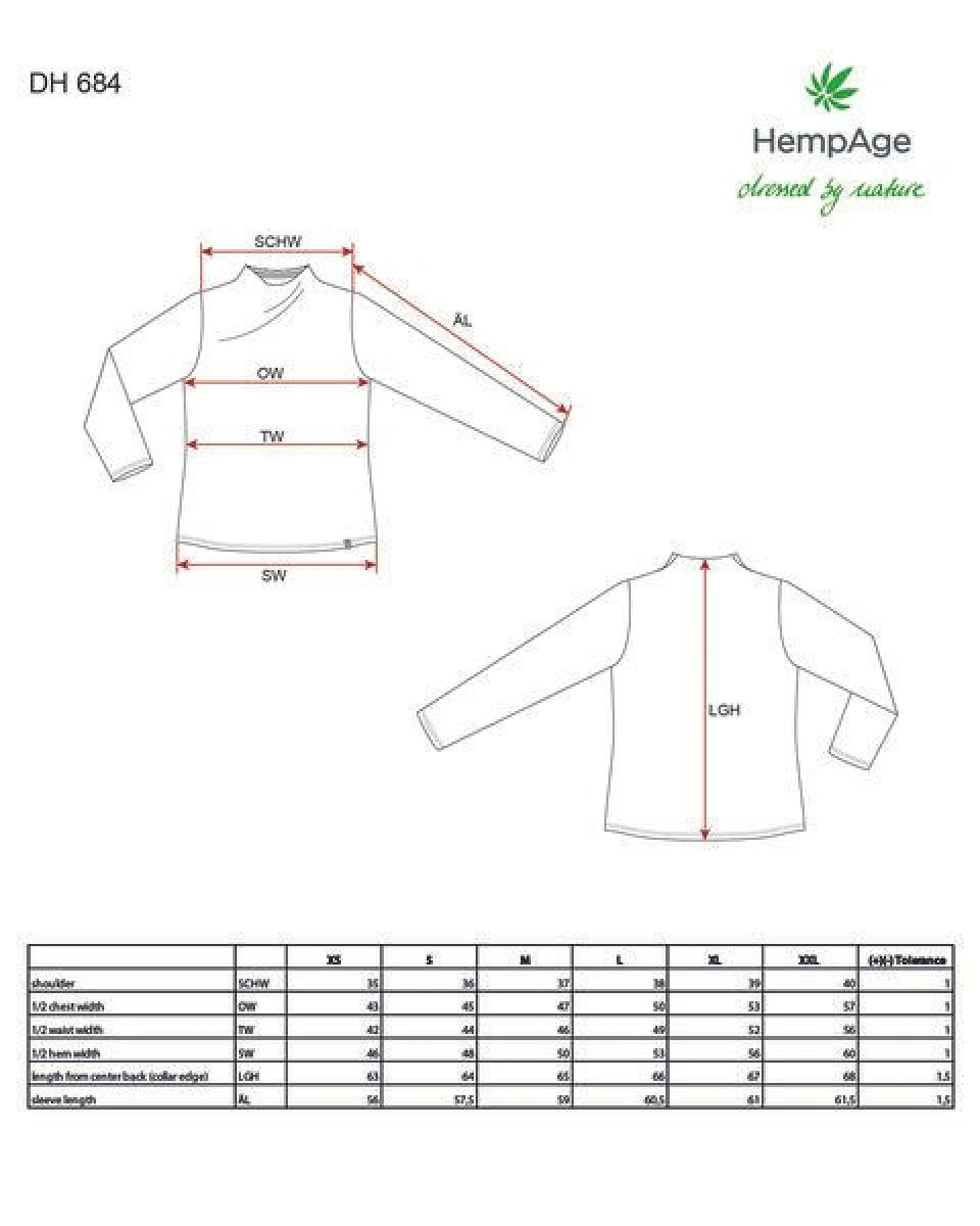 HempAge Damen Longsleeve Wasserfall-Ausschnitt Lyocell (Hanf) Normal fit – Ansicht 2