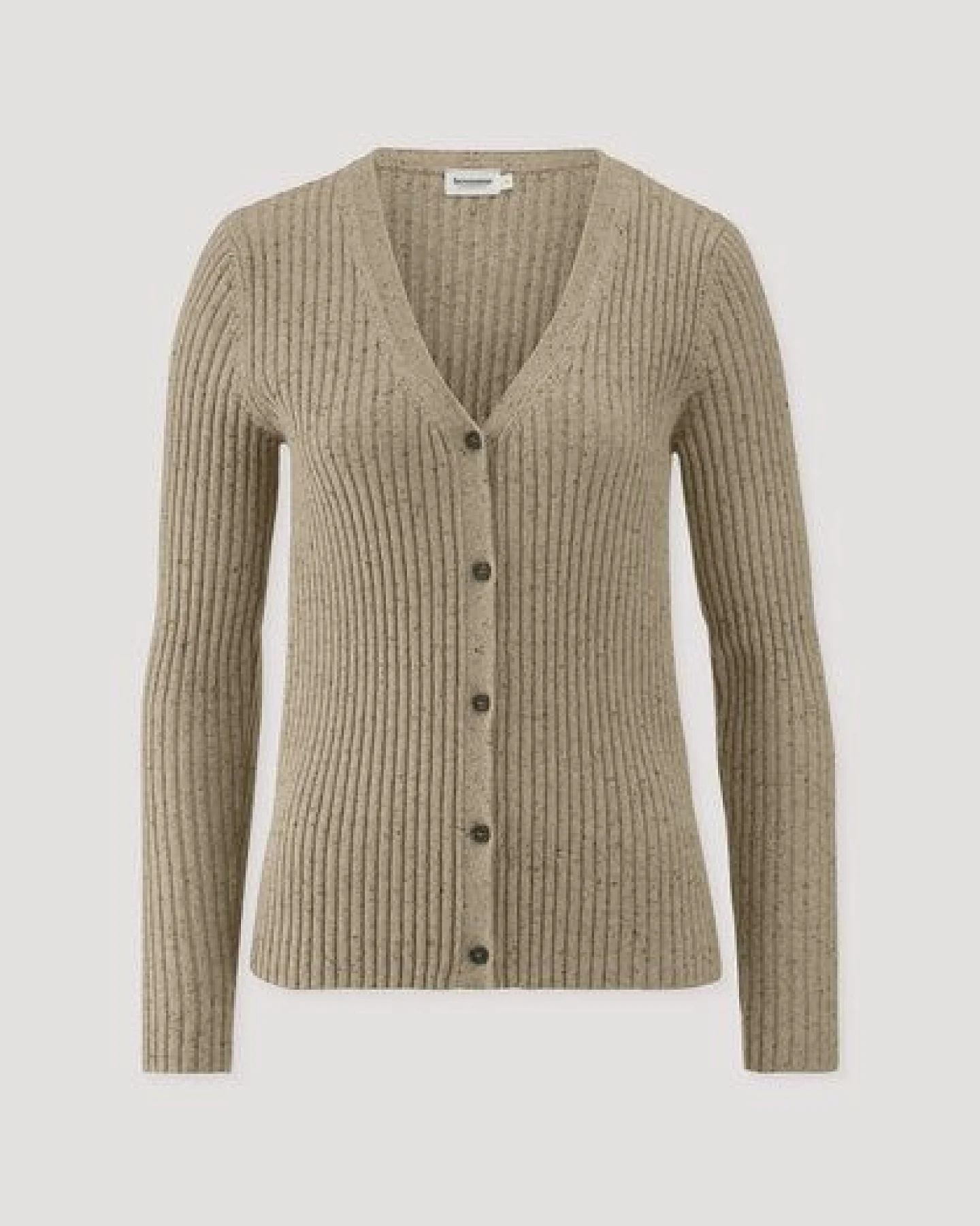 hessnatur Strickjacke Slim aus Bio-Baumwolle und recycelter Wolle – Ansicht 4