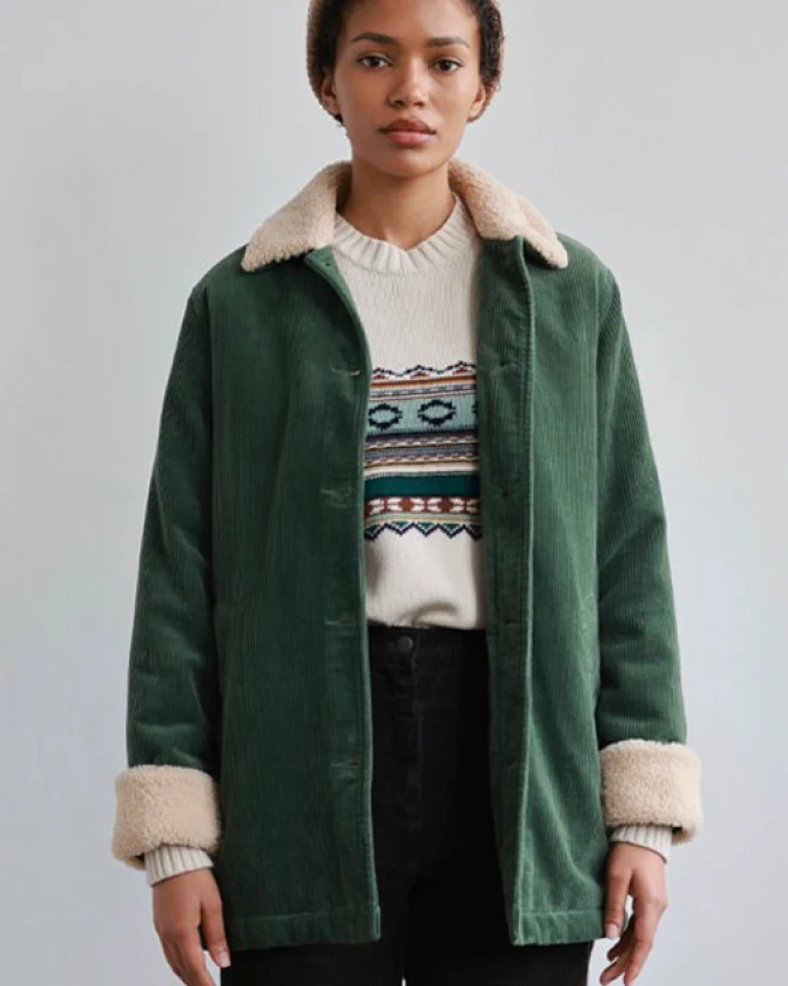 TWOTHIRDS Damen vegan Jacke Russell Entengrün