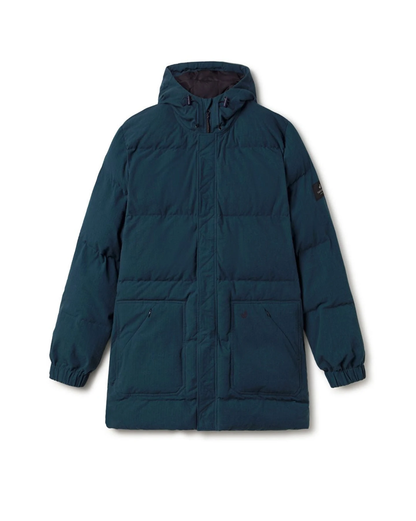 TWOTHIRDS Herren vegan Winterjacke Ballymahon Moonlite Ozeanblau – Ansicht 2