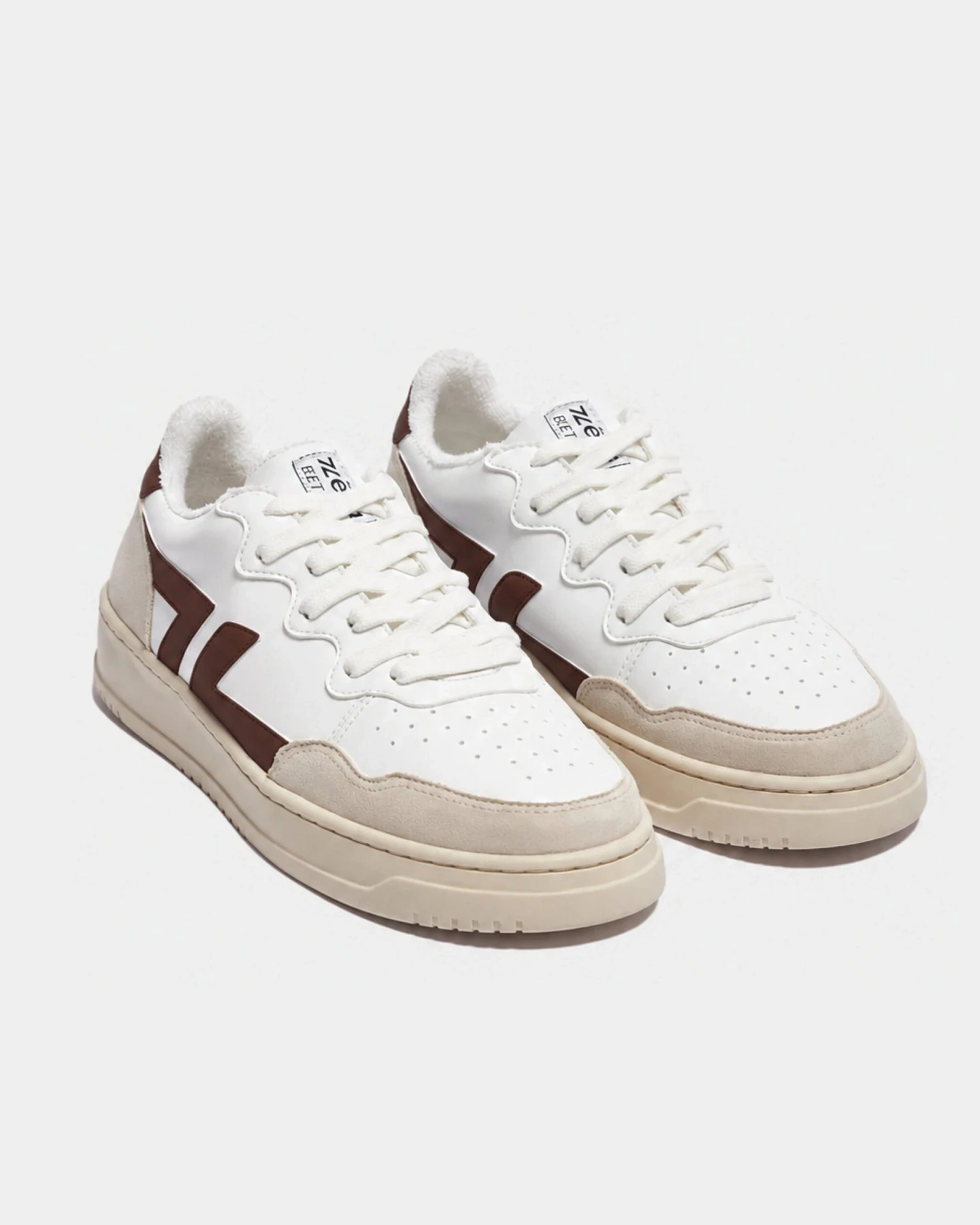 Zèta Herren vegan Sneaker Bêta B1 Braun – Ansicht 2