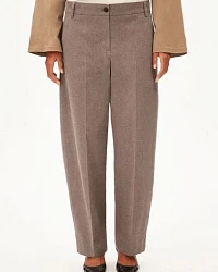 Produktseite: ARMEDANGELS HERRINGBONE BARREL LEG PANT Damen Hose aus Bio-Baumwoll Mix
