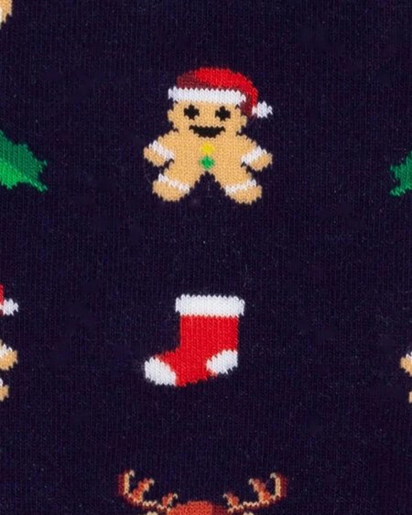 DillySocks Kindersocken Lil Gingerbread Night aus Biobaumwoll-Mix – Ansicht 2