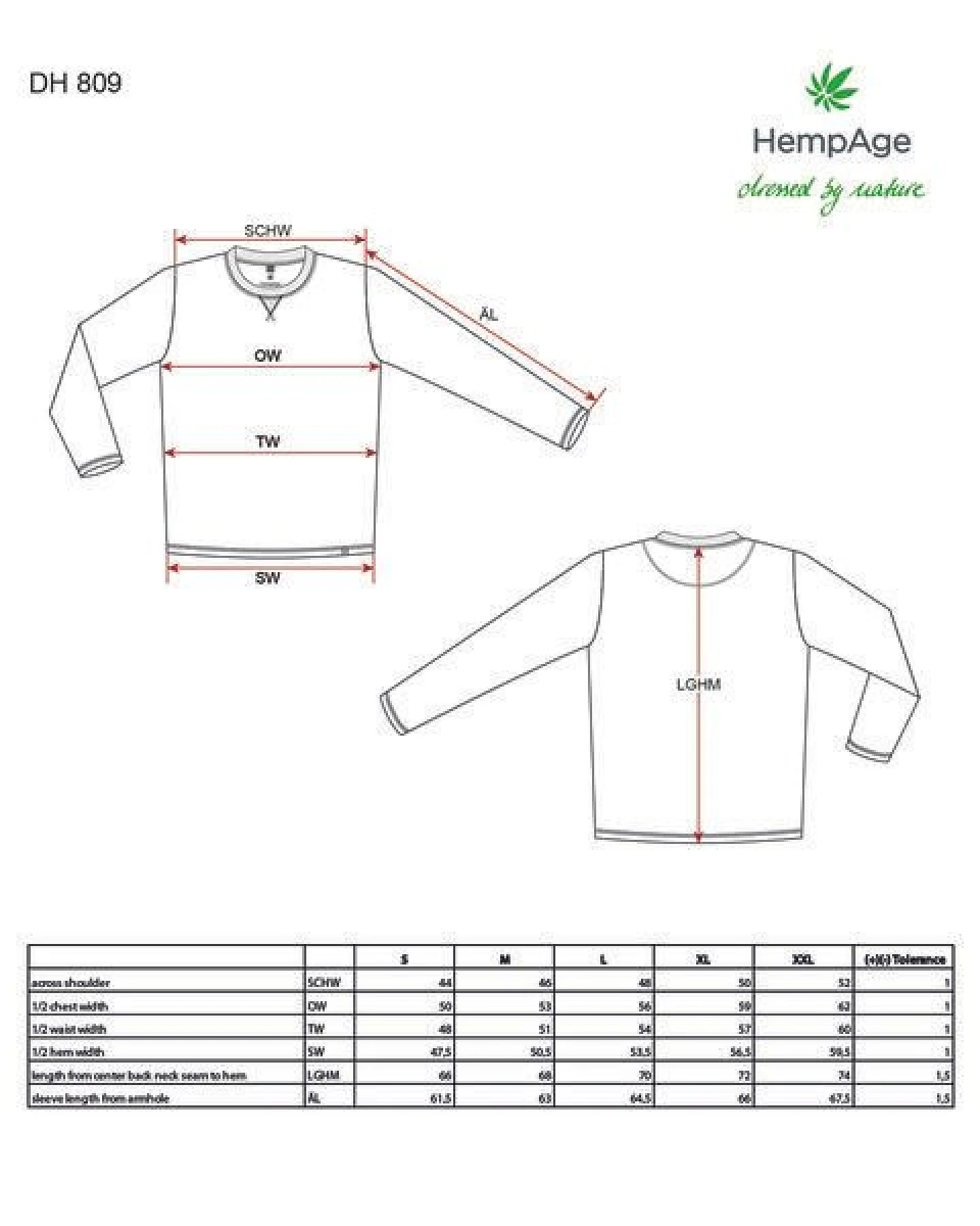 HempAge Langarmshirt Herren – Ansicht 2