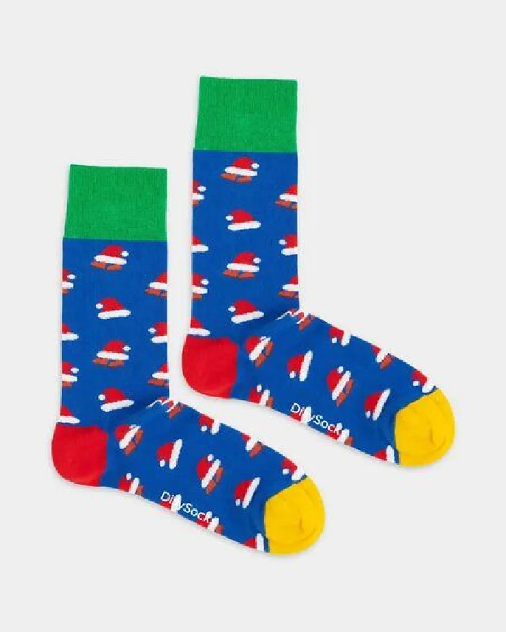 DillySocks Socken Ho Ho Hats aus Biobaumwoll-Mix