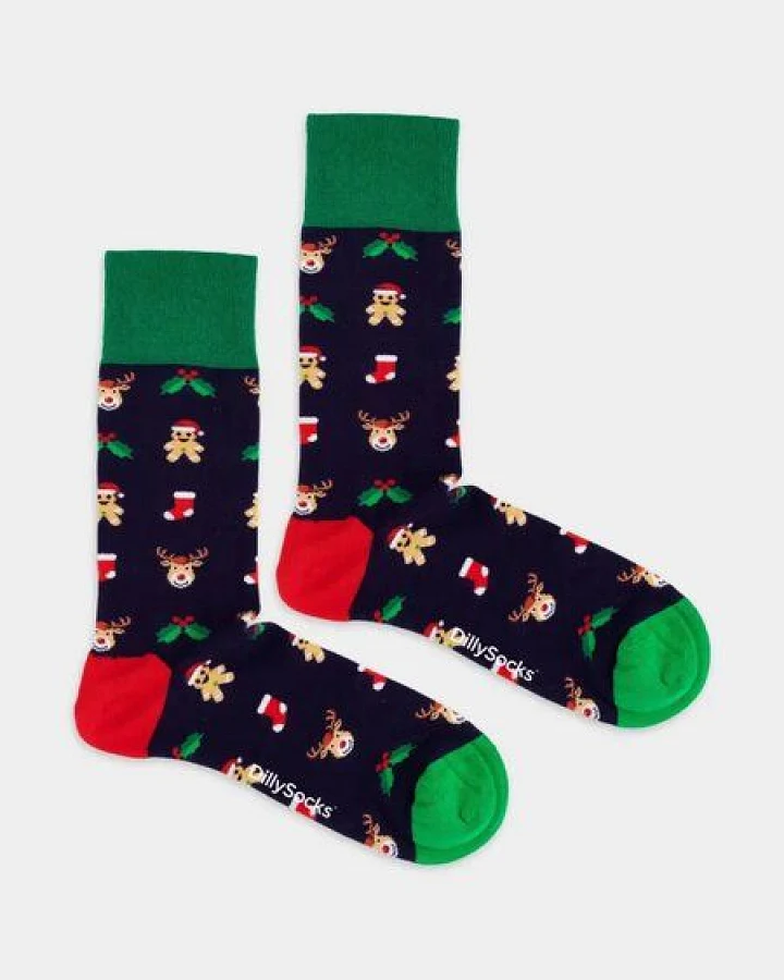 DillySocks Socken Gingerbread Night aus Biobaumwoll-Mix