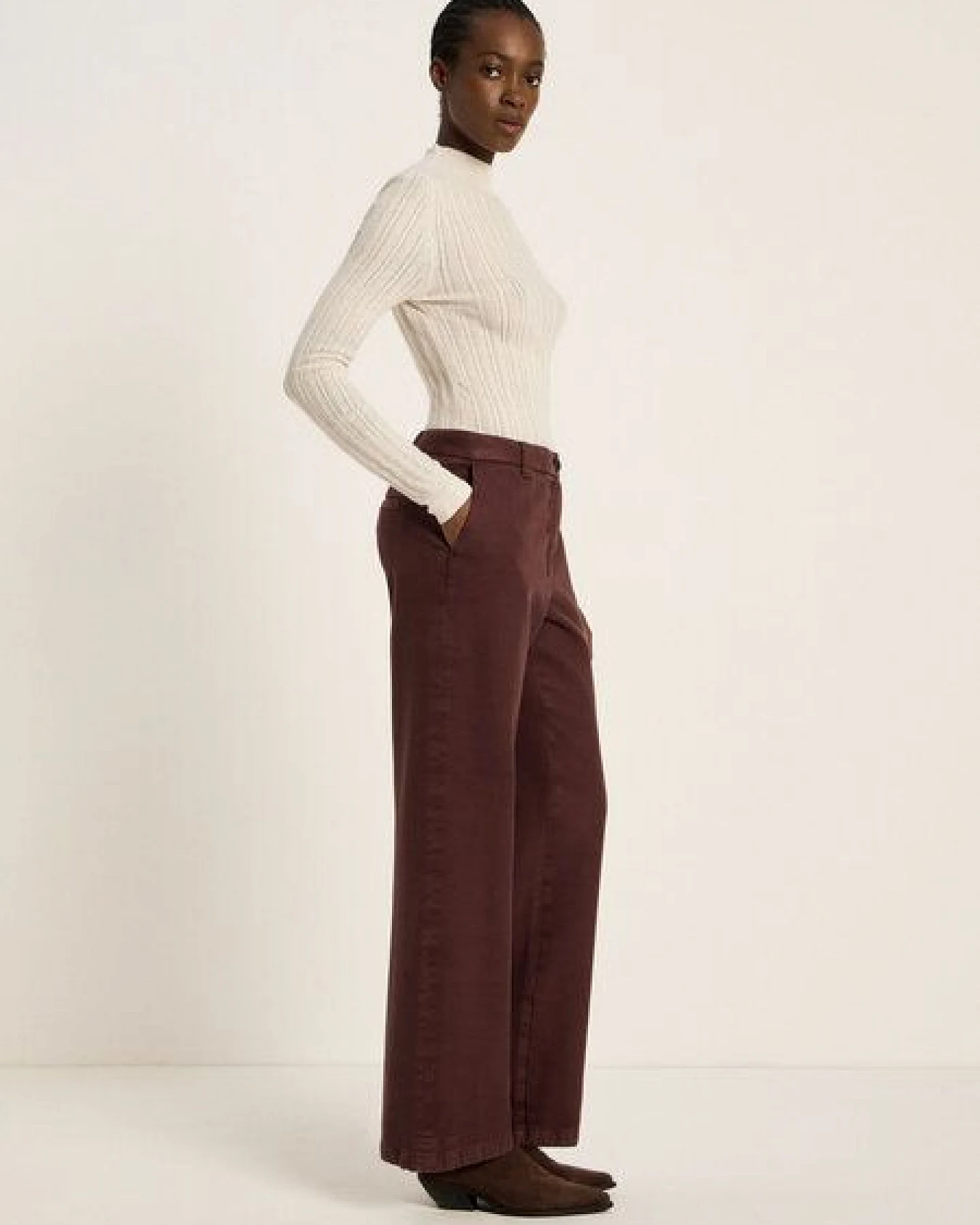 LANIUS Marlenehose (OCS) aus Bio-Baumwolle und TENCEL – Ansicht 2
