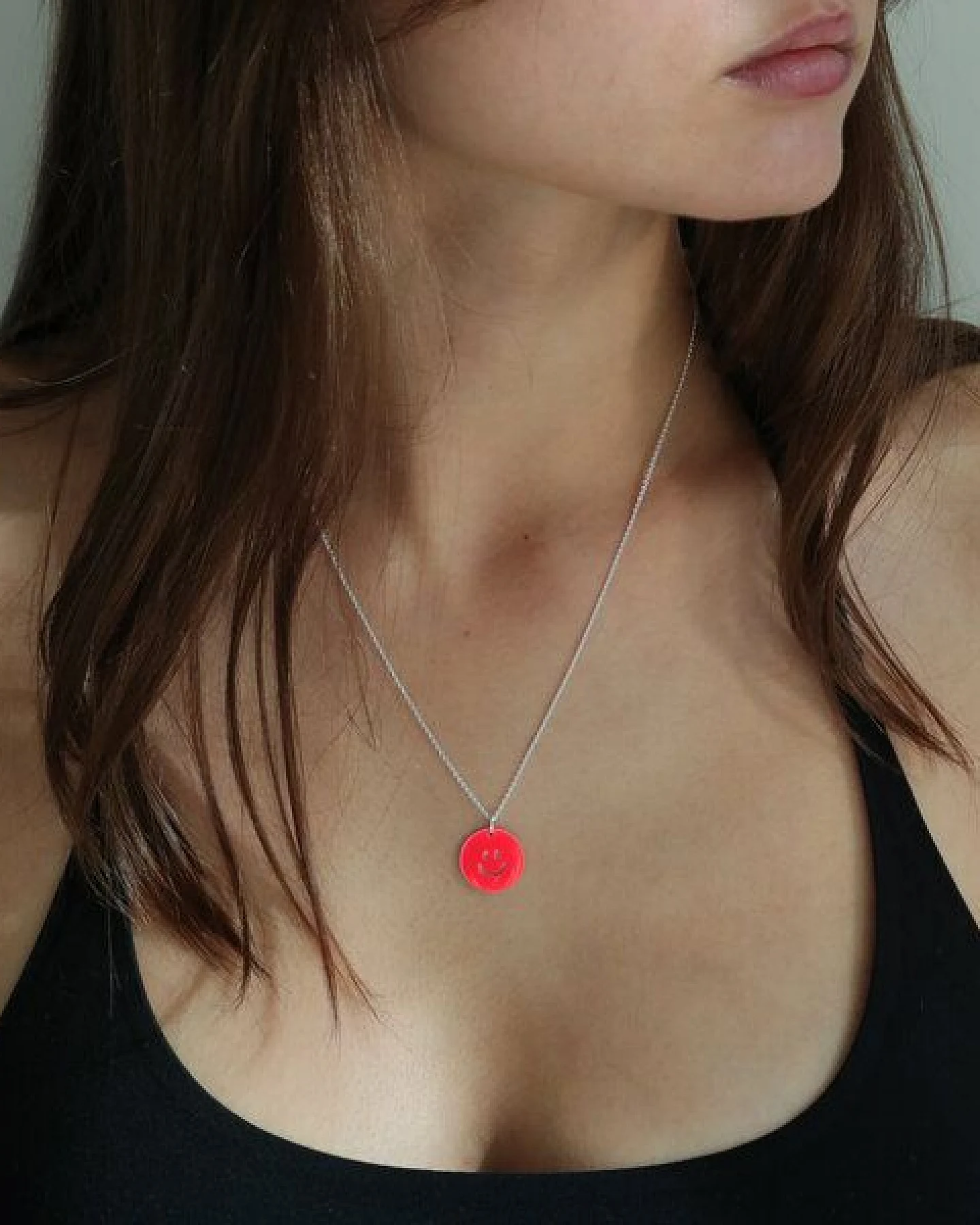 BELLYBIRD Jewellery Halskette - SMILEY, 925 Sterlingsilber, vergoldet – Ansicht 3