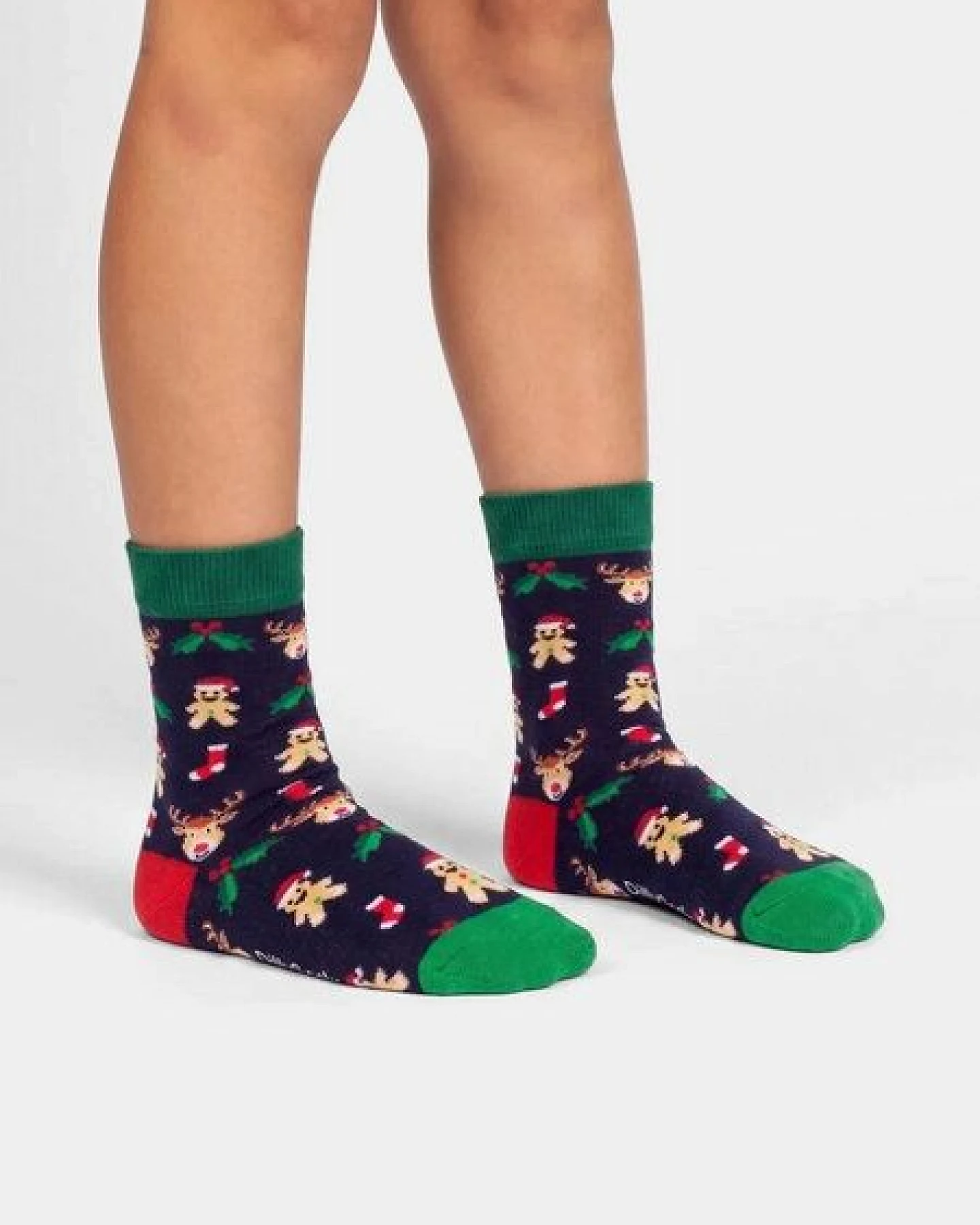 DillySocks Kindersocken Lil Gingerbread Night aus Biobaumwoll-Mix – Ansicht 3