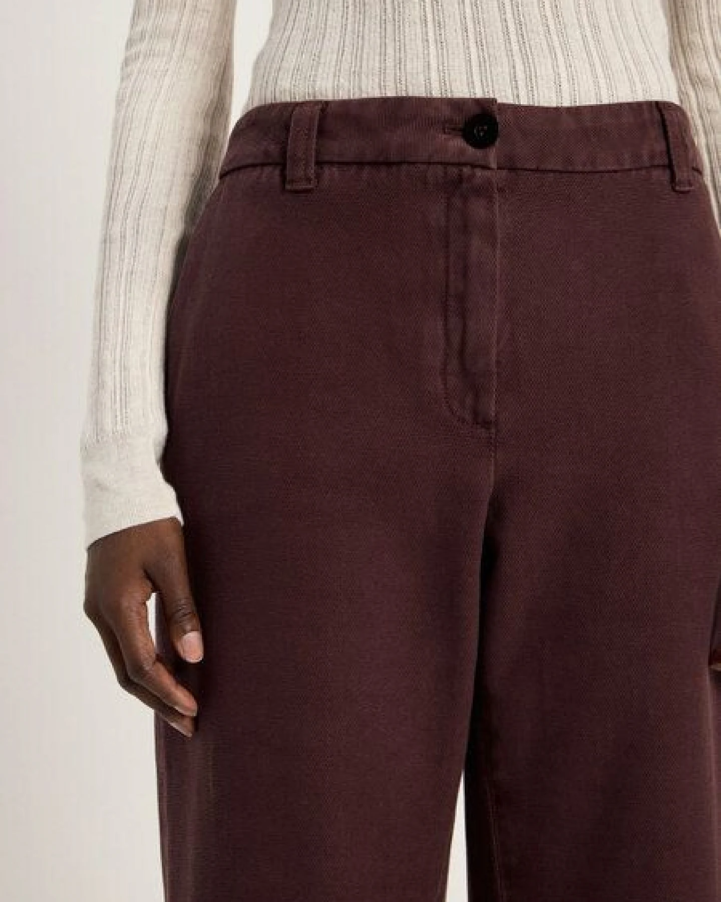 LANIUS Marlenehose (OCS) aus Bio-Baumwolle und TENCEL – Ansicht 3
