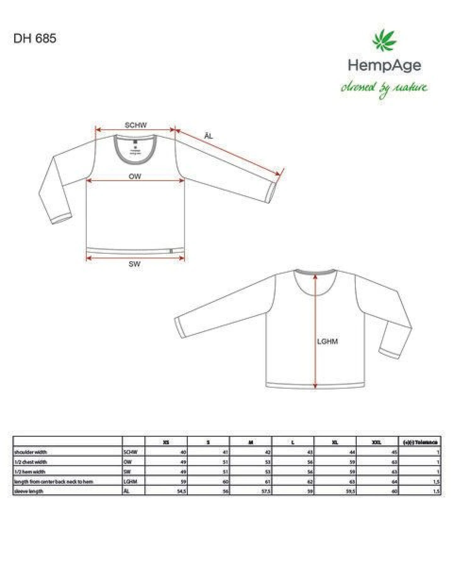 HempAge Longsleeve Damen Hanf/Biobaumwolle – Ansicht 2