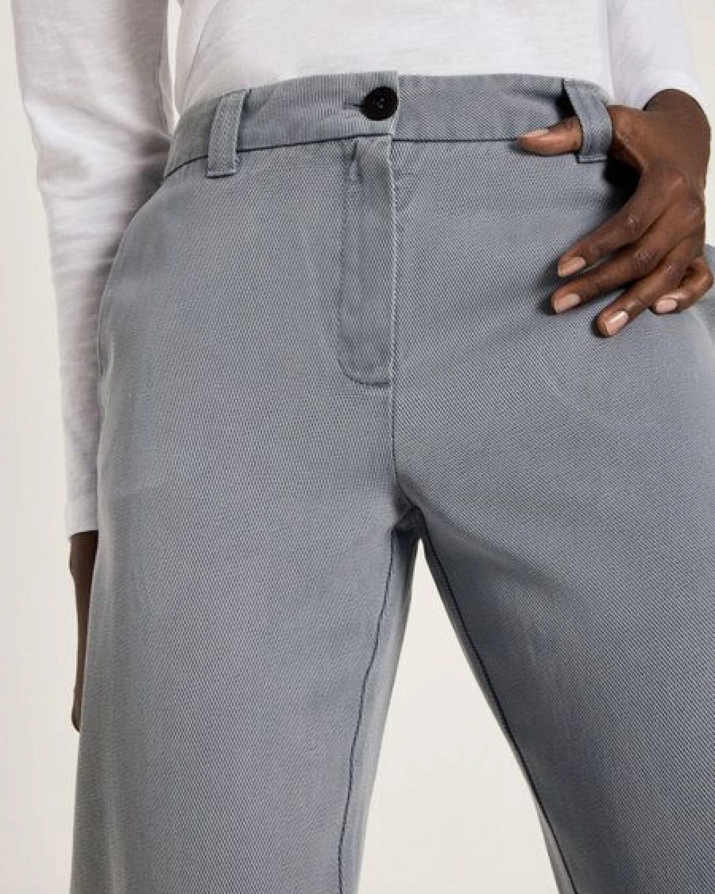 LANIUS Marlenehose (OCS) aus Bio-Baumwolle und TENCEL – Ansicht 3