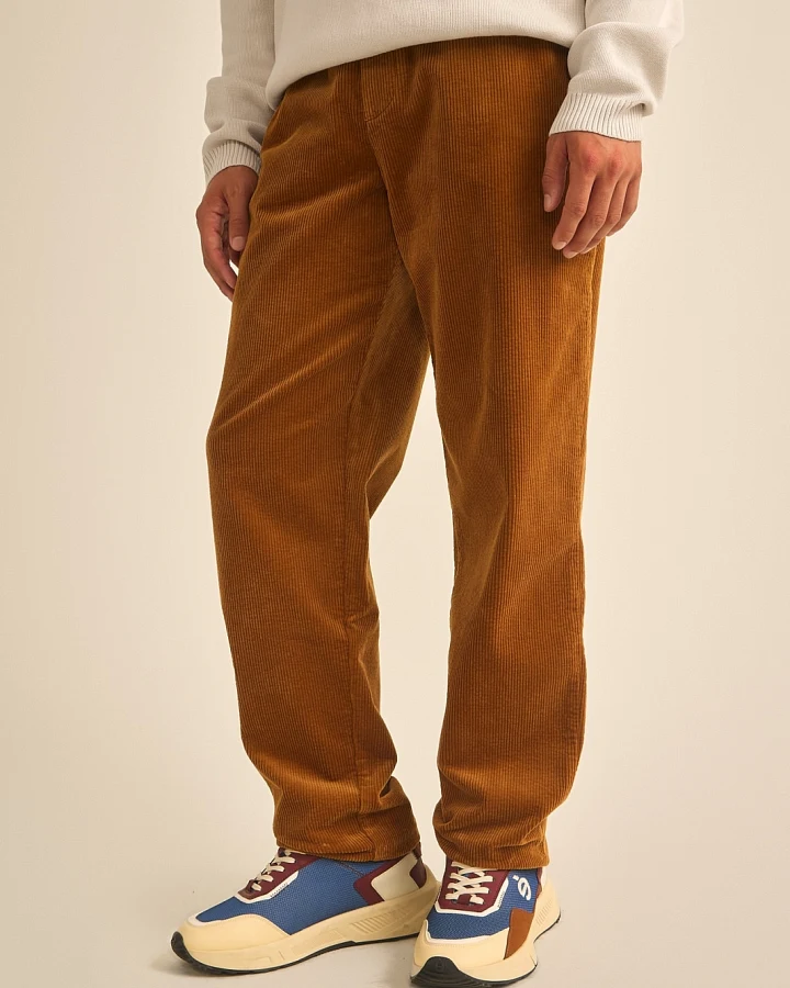 Côtelé Paris Herren vegan Hose Lazy Camel Braun