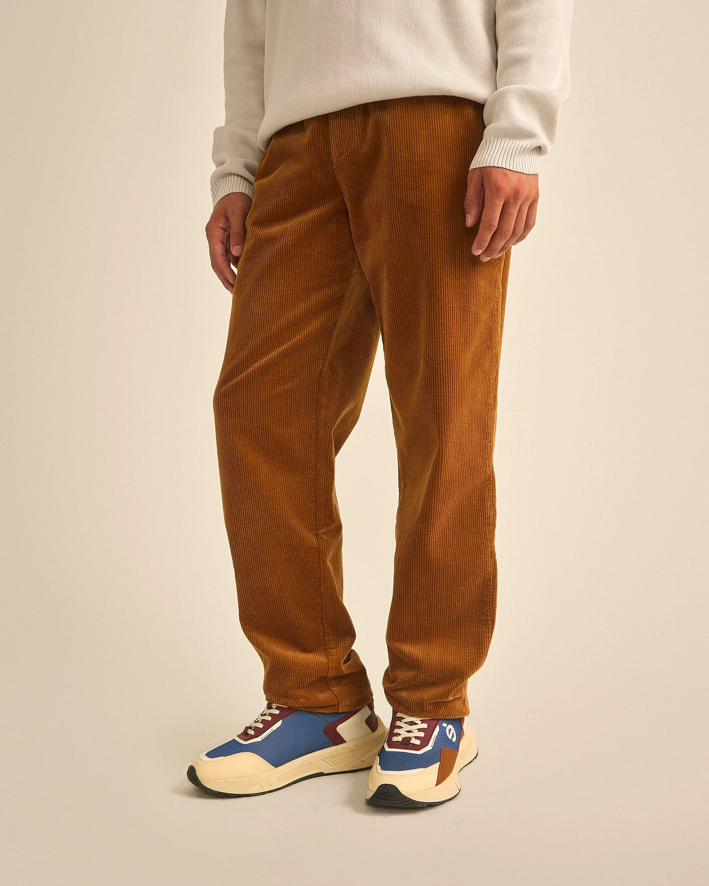 Côtelé Paris Herren vegan Hose Lazy Camel Braun – Ansicht 2