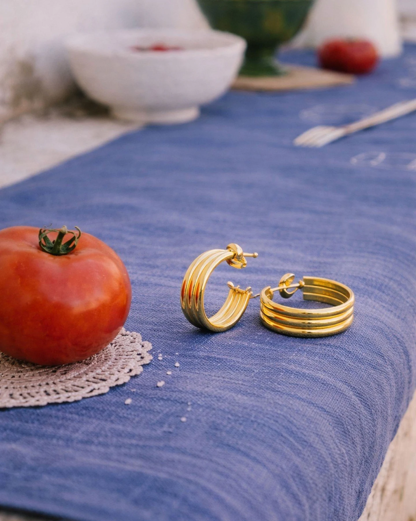 Ohrring Nike Gold – Ansicht 2