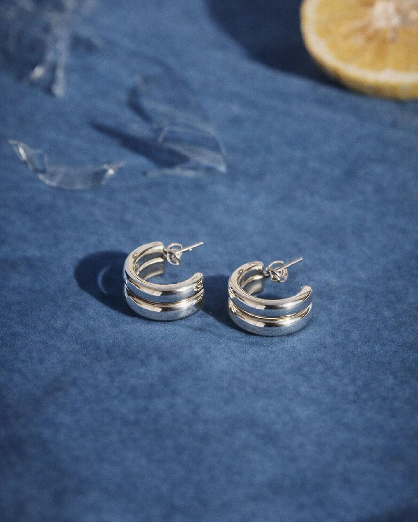 Ohrring Nike Small Silber – Ansicht 2