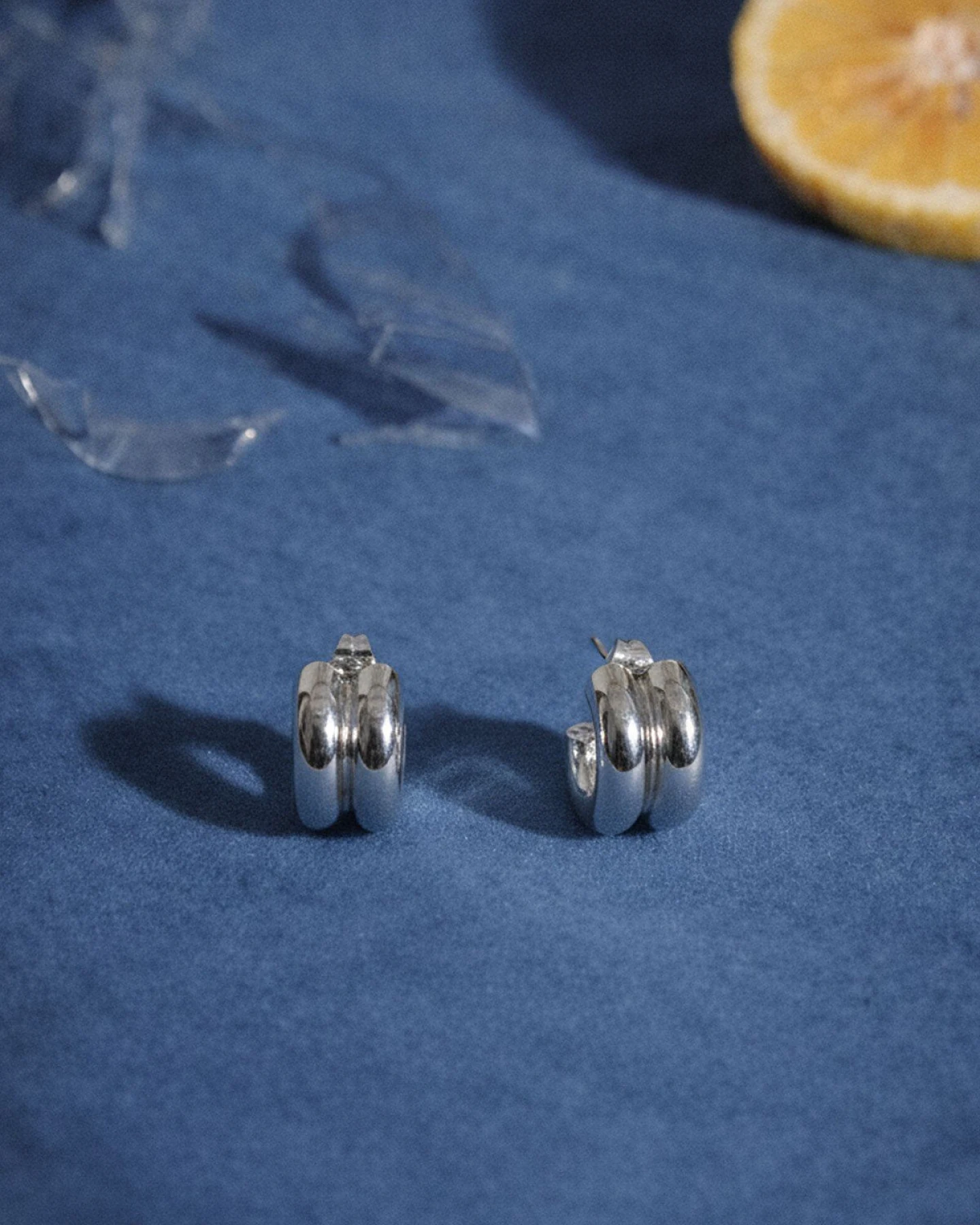 Ohrring Nike Small Silber – Ansicht 3