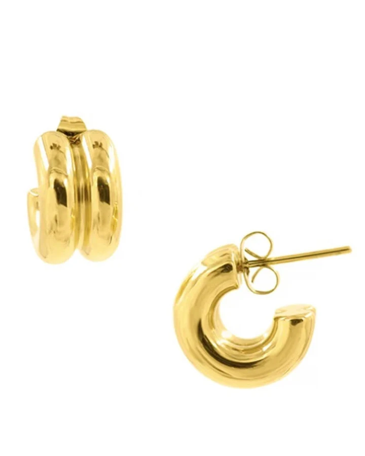 Ohrring Nike Small Gold