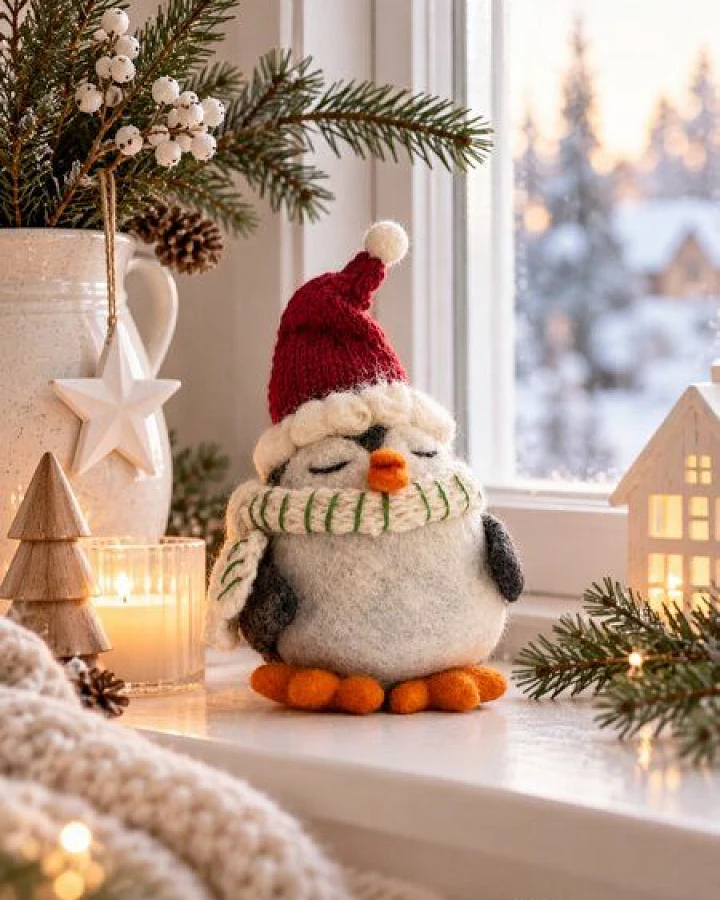 Frida Feeling Filz Deko: Pinguin